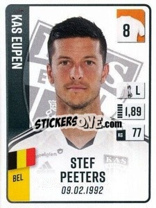 Sticker Stef Peeters
