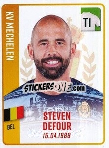 Sticker Steven Defour - Belgian Pro League 2022-2023 n. 202 - Panini
