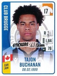 Sticker Tajon Buchanan - Belgian Pro League 2022-2023 n. 82 - Panini