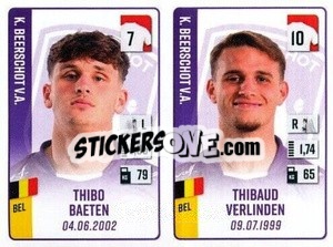Sticker Thibo Baeten / Thibaud Verlinden