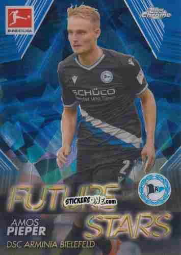 Figurina Amos Pieper - Bundesliga Chrome 2020-2021. Sapphire Edition n. FS-AP - Panini
