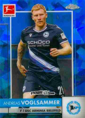 Cromo Andreas Voglsammer - Bundesliga Chrome 2020-2021. Sapphire Edition n. 21 - Panini
