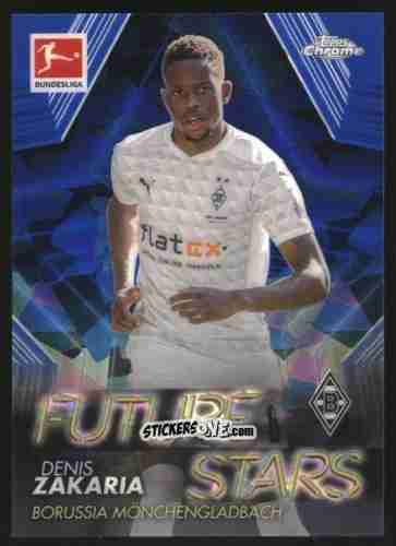Cromo Denis Zakaria - Bundesliga Chrome 2020-2021. Sapphire Edition n. FS-DZ - Panini