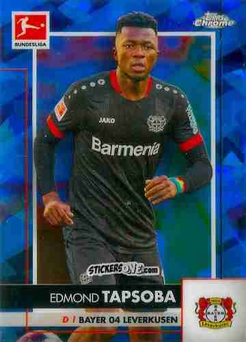 Sticker Edmond Tapsoba - Bundesliga Chrome 2020-2021. Sapphire Edition n. 61 - Panini