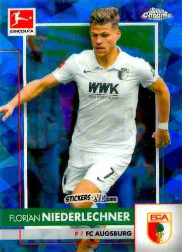 Cromo Florian Niederlechner - Bundesliga Chrome 2020-2021. Sapphire Edition n. 5 - Panini