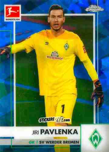 Cromo Jiri Pavlenka - Bundesliga Chrome 2020-2021. Sapphire Edition n. 27 - Panini