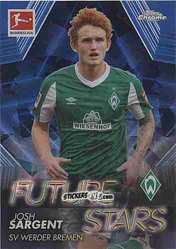 Cromo Josh Sargent - Bundesliga Chrome 2020-2021. Sapphire Edition n. FS-JS - Panini