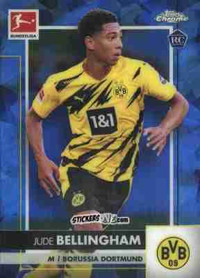 Figurina Jude Bellingham - Bundesliga Chrome 2020-2021. Sapphire Edition n. 31 - Panini