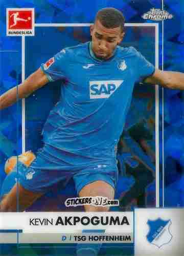 Figurina Kevin Akpoguma - Bundesliga Chrome 2020-2021. Sapphire Edition n. 45 - Panini