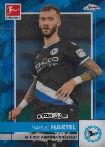 Sticker Marcel Hartel - Bundesliga Chrome 2020-2021. Sapphire Edition n. 18 - Panini