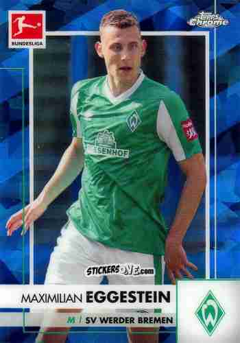 Sticker Maximilian Eggestein - Bundesliga Chrome 2020-2021. Sapphire Edition n. 28 - Panini