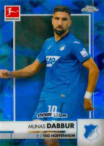 Figurina Munas Dabbur - Bundesliga Chrome 2020-2021. Sapphire Edition n. 49 - Panini