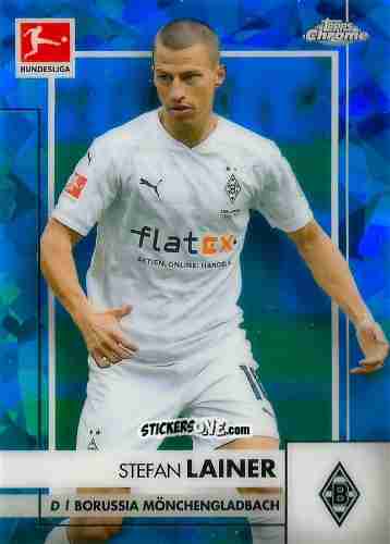 Cromo Stefan Lainer - Bundesliga Chrome 2020-2021. Sapphire Edition n. 78 - Panini