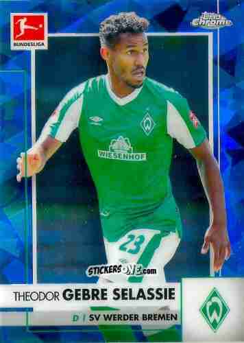 Sticker Theodor Gebre Selassie - Bundesliga Chrome 2020-2021. Sapphire Edition n. 24 - Panini
