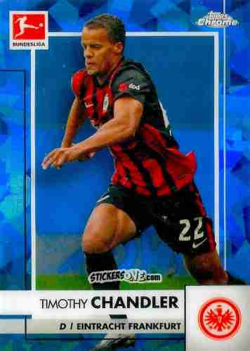 Figurina Timothy Chandler - Bundesliga Chrome 2020-2021. Sapphire Edition n. 35 - Panini