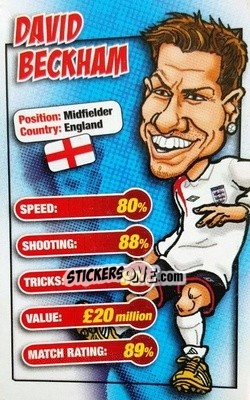 Sticker David Beckham