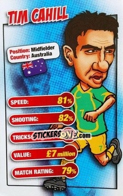 Sticker Tim Cahill - World Cup 2006 Trump Cards n. 10 - KONZUM