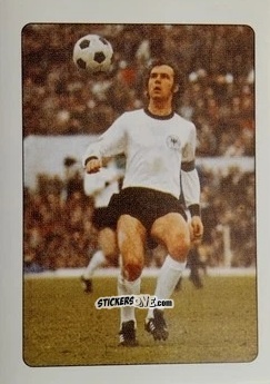 Sticker Franz Beckenbauer - i 100 Re del Calcio 1998 n. 8 - Edigamma