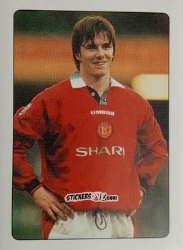Figurina David Beckham - i 100 Re del Calcio 1998 n. 9 - Edigamma