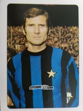Cromo Giacinto Facchetti - i 100 Re del Calcio 1998 n. 30 - Edigamma
