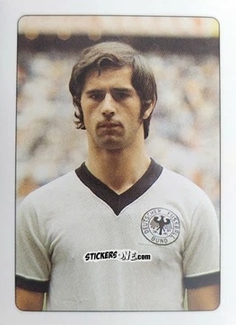 Figurina Gerd Muller - i 100 Re del Calcio 1998 n. 62 - Edigamma