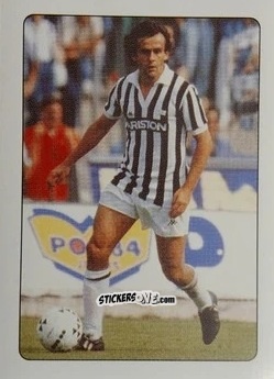 Sticker Michel Platini - i 100 Re del Calcio 1998 n. 71 - Edigamma