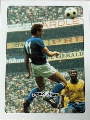 Cromo Gigi Riva - i 100 Re del Calcio 1998 n. 75 - Edigamma