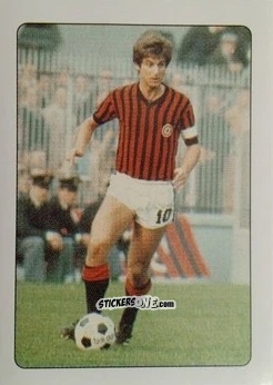 Sticker Gianni Rivera - i 100 Re del Calcio 1998 n. 78 - Edigamma