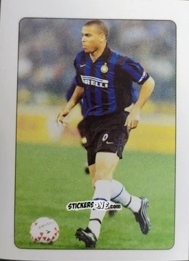 Figurina Ronaldo - i 100 Re del Calcio 1998 n. 80 - Edigamma