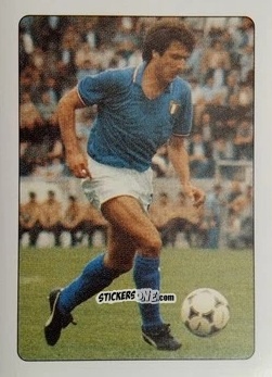 Sticker Gaetano Scirea - i 100 Re del Calcio 1998 n. 86 - Edigamma