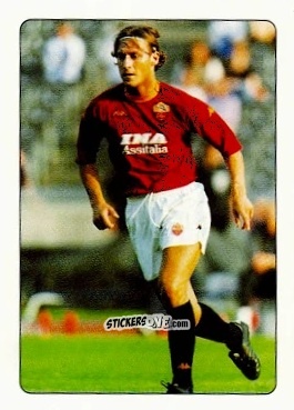 Sticker Francesco Totti - i 100 Re del Calcio 1998 n. 92 - Edigamma