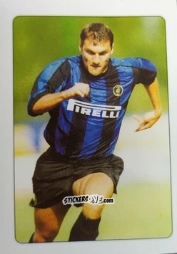 Figurina Cristian Vieri - i 100 Re del Calcio 1998 n. 96 - Edigamma