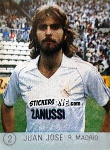 Sticker Juan José - Seleccion de Futbol Liga Espanola 1983 - MATEO MIRETE