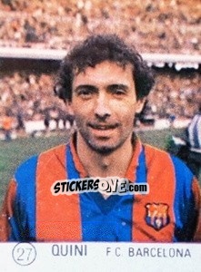 Figurina Quini - Seleccion de Futbol Liga Espanola 1983 n. 27 - MATEO MIRETE