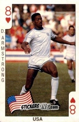 Sticker Desmond Armstrong - World Cup 1990 n. H8 - DANDY GUM