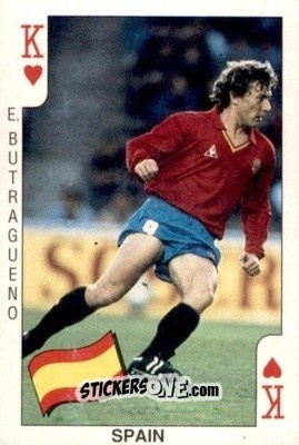 Sticker Emilio Butragueno - World Cup 1990 n. HK - DANDY GUM