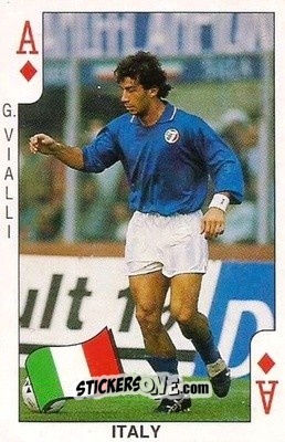 Sticker Gianluca Vialli - World Cup 1990 n. DA - DANDY GUM