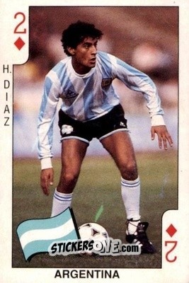 Sticker Hernán Díaz - World Cup 1990 n. D2 - DANDY GUM