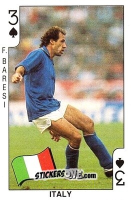 Sticker Franco Baresi - World Cup 1990 n. S3 - DANDY GUM