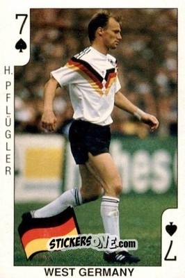 Sticker Hans Pflügler - World Cup 1990 n. S7 - DANDY GUM