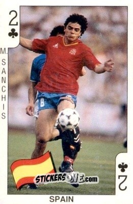 Cromo Manolo Sanchis - World Cup 1990 n. C2 - DANDY GUM