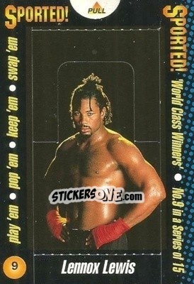 Sticker Lennox Lewis