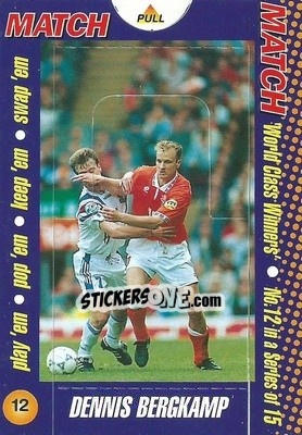 Sticker Dennis Bergkamp - World Class Winners 1996 - MATCH