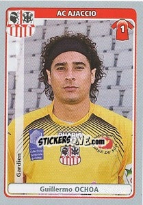 Sticker Guillermo Ochoa - FOOT 2011-2012 n. 6 - Panini