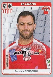 Sticker Fabrice Begeorgi - FOOT 2011-2012 n. 20 - Panini