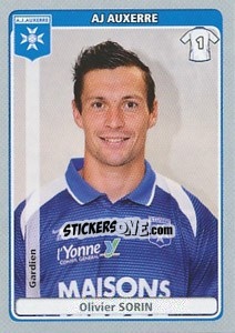 Figurina Olivier Sorin - FOOT 2011-2012 - Panini