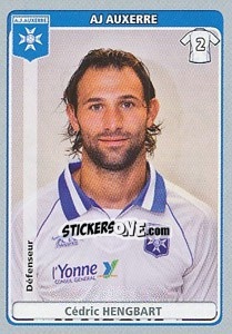 Figurina Cédric Hengbart - FOOT 2011-2012 - Panini