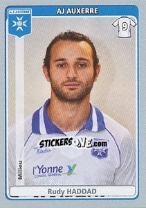 Sticker Rudy Haddad - FOOT 2011-2012 - Panini