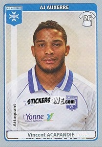 Cromo Vincent Acapandié - FOOT 2011-2012 - Panini