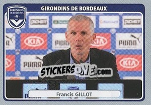 Sticker Francis Gillot - FOOT 2011-2012 - Panini